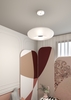 Particolare di Lampadario bottone deco bianco nero o sabbia 52cm 4 luci E27  45453
