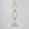Lampadario a sospensione piccola diffusore 30 cm avorio decap&egrave;  43165