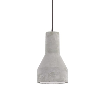 Lampadario piccolo esagonale cemento grigio 15x25 OIL-1 SP1 IDEAL LUX