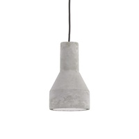 Lampadario piccolo esagonale cemento grigio 15x25 OIL-1 SP1 IDEAL LUX