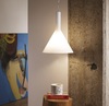 Ulteriore dettaglio di Lampadario in vetro bianco cono coppa 35cm e stelo lungo COCKTAIL SP1 BIG ID