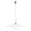 Immagine aggiuntiva di Lampadario cucina quadrato 45cm vetro decoro bianco graniglia  42340