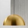 Lampadario ottone satinato moderno a cupola 50cm camera da letto o soggiorno  44381