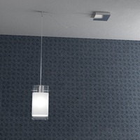 Lampadario a sospensione 1 luce con supporto per decentramento  42095