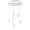 Immagine aggiuntiva di Lampadario design 8 sfere vetro trasparente pendenti 1098/S8-TR WILLOW TOP LI