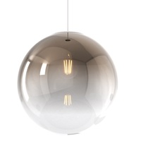 Lampadario moderno in vetro a palla 30 cm bronzata  42517