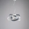 Lampadario fasce intrecciate bianco e grigio metallo 54cm 40545 LUCI MODERNE