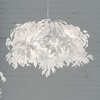 Ulteriore dettaglio di Lampada a sospensione grande design decorativo 70 cm foglie bianche plastica 
