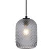 Lampadario in vetro piccola sospensione grigia 15x20cm 42630 LUCI MODERNE