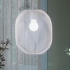 Lampadario a Sospensione Bianco piccolo d24 in Rete Metallica ovale NET SP1 D24 BIANCO IDEAL LUX - foto 4