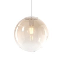 Lampadario moderno sfera design 25cm ambra  42513