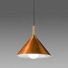 Immagine aggiuntiva di Lampadario in metallo ramato 30cm cono style  44410
