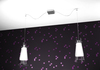 Altra foto Lampadario moderno 2 luci vetro cono