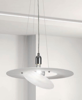 Lampadario moderno d.30  obl&ograve; aperto 37390 LUCI MODERNE