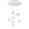 Immagine aggiuntiva di Lampadario moderno soggiorno camera da letto 8 luci sfere gomitolo 1098/S8-GO