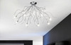 Immagine aggiuntiva di Lampadario moderno a soffitto o plafoniera 8 luci rami cromati  41745