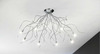 Lampadario moderno a soffitto o plafoniera 8 luci rami cromati  41745