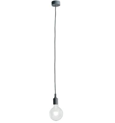 Lampadario pendente 1 luce E27 in silicone grigio I-SILICON/PD-GRI LUCI MODERNE