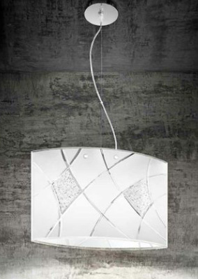 Lampadario a sospensione lineare con cristalli 6240 PERENZ