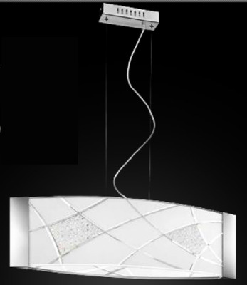 Lampadario moderno 3 luci decoro cristalli 70x15 6242 PERENZ