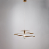 Immagine aggiuntiva di Lampadario sospensione moderno oro spirale in metallo d50  42384