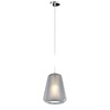 Immagine aggiuntiva di Lampadario piccolo vetro fum&egrave; per ambienti moderni industriali o urban  43286