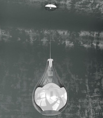 Lampadario moderno cromato d. 26 1134/SG-CR TOP LIGHT