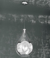 Lampadario moderno cromato d. 26 1134/SG-CR TOP LIGHT
