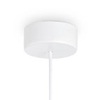 Immagine aggiuntiva di Lampadario piccolo cono metallo bianco 13cm A-LINE SP1 D13 BIANCO IDEAL LUX