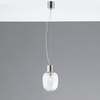 Immagine aggiuntiva di Lampadario piccolo 18cm vetro soffiato trasparente  42936