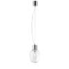 Particolare di Lampadario piccolo 18cm vetro soffiato trasparente  42936