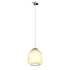 Immagine aggiuntiva di Lampadario vetro semi-trasparente ambra delicato  43282