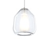 Lampadario con vetro trasparente isole comodini piccoli bagni ingressi  43284
