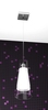 Altra foto Piccolo lampadario a sospensione 1 luce vetro cono