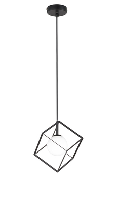Sospensione quadrata a cubo piccola con sfera bianca 6695N PERENZ
