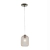 Immagine aggiuntiva di Lampadario piccolo vetro ovale ambra sfaccettato 15x20cm  42627