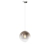 Immagine aggiuntiva di Lampadario piccolo vetro sfera a sospensione 20cm vetro sfumato bronzo  42511