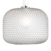 Lampadario medio trasparente moderno sfaccettato sfera a fascia 42641 LUCI MODERNE