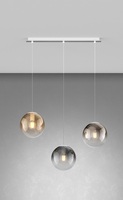 Lampadario sfere 20cm a sospensione con fili lineare multicolore  42491