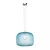 Immagine aggiuntiva di Lampadario sfera a fascia rotonda sospensione blu moderna 40cm  42639