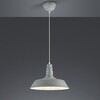 Lampadario a sospensione in metallo stile industrial color cemento a cappello 41853 LUCI MODERNE