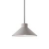 Particolare di Lampadario triangolo cemento moderno industrial 25x12,5 OIL-6 SP1 IDEAL LUX