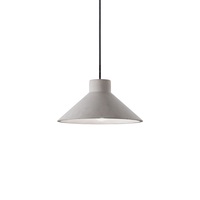 Lampadario triangolo cemento moderno industrial 25x12,5 OIL-6 SP1 IDEAL LUX