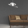 Ulteriore dettaglio di Lampada a sospensione bianca 50cm design cerchi concentrici  44237