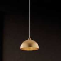 Piccola cupola oro anticato 35cm lampadario decorativo vintage MARCUS LUCI E COLORI