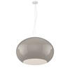 Sospensione lampadario tortora 55cm design cupola 3xE27 1218/S55-TO CASPER TOP LIGHT