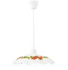 Lampadario a sospensione frutta vetro ondulato decoro ribes rosso 42cm 40218 LUCI MODERNE