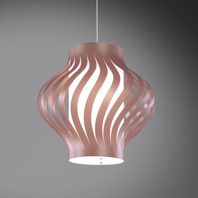 Lampadario plastica leggero rosa metallizzato camerette camere da letto  43275