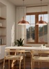 Immagine aggiuntiva di Lampadario in metallo rame antico cappello strega  41852