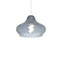Lampadario a sospensione piccolo 25cm vetro lavorato a rombi 1191CR/SP-ZA DRESS TOP LIGHT